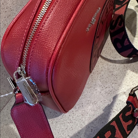 Karl Lagerfeld Crossbody Bag with Logo Guitar Strap - Picture 8 of 9